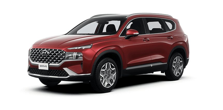 New Hyundai Santa Fe 2021 bản xăng cao cấp màu đỏ giá lăn bánh  HYUNDAI  TRƯỜNG CHINH