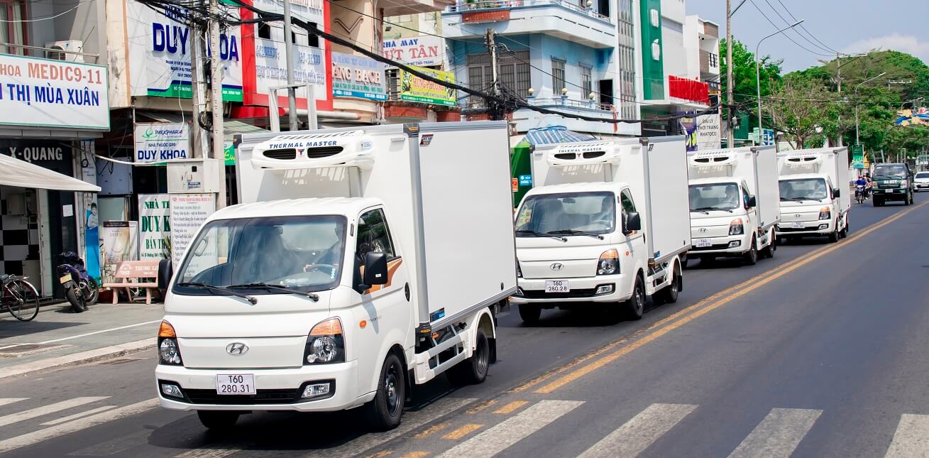 Hình ảnh giao xe tải Hyundai 1,5 tấn của Hyundai Ngọc AN