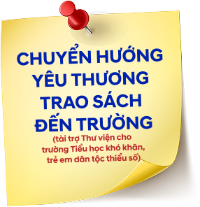Trao sách đến trường